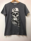 Scarf&HatSkull Printed Cotton Men'sT-shirt