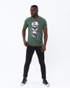 Scarf&HatSkull Printed Cotton Men'sT-shirt