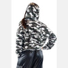 Light Camouflage Boyfriend Cut Cotton Hoodie - S-Ponder Shop