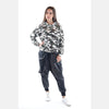 Light Camouflage Boyfriend Cut Cotton Hoodie - S-Ponder Shop